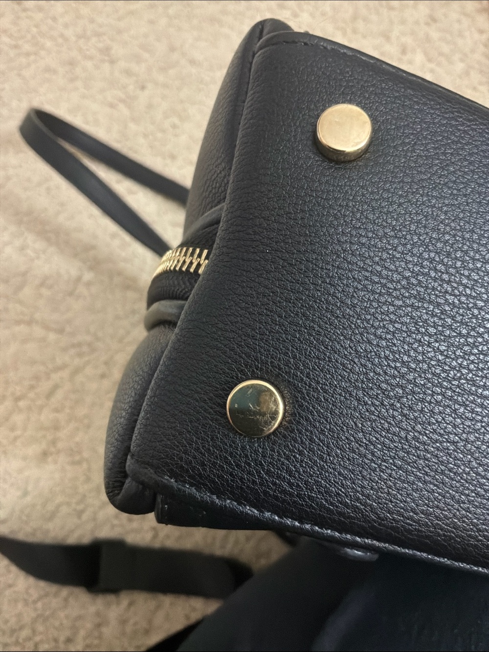 Black Hand-Painted Fashionista Crossbody Bag - Picture 14 of 16